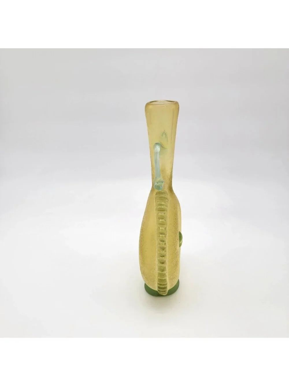 Vintage Venetian Scavo Art Glass Amphora Vase